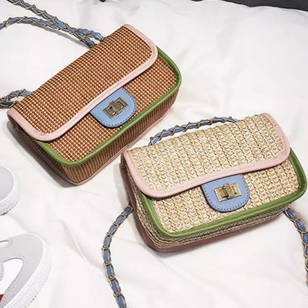 straw bag last one - Picture 1 of 8